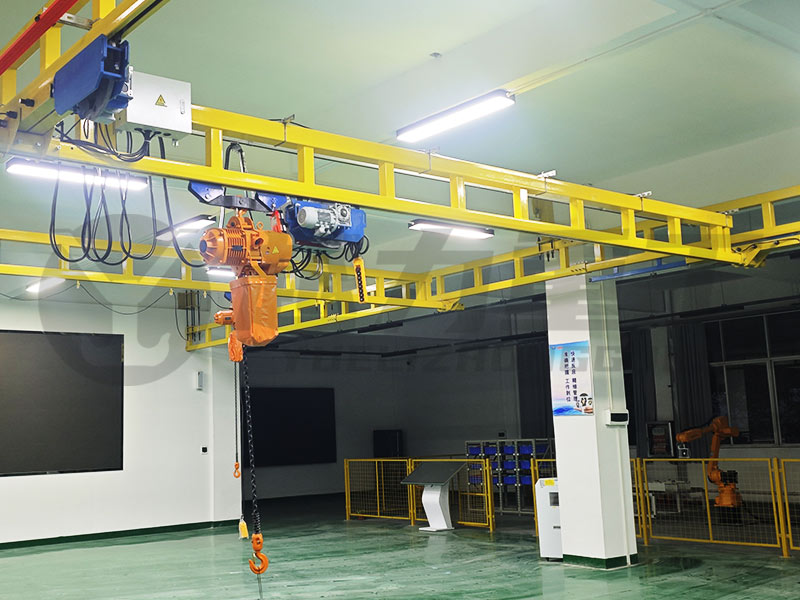 KBK剛性懸掛起重機(jī)在江西某電子器械組裝車(chē)間中的應(yīng)用
